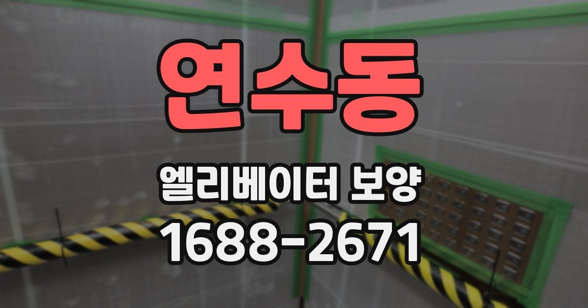 연수동 엘리베이터 보양