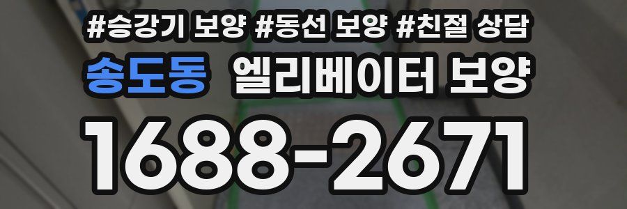 송도동 엘리베이터 보양