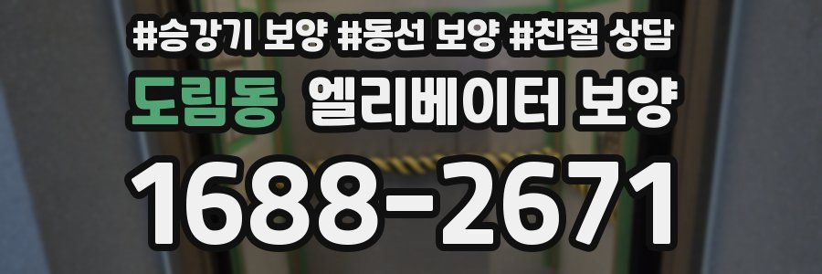 도림동 엘리베이터 보양