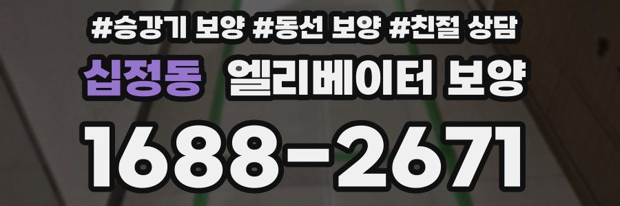 십정동 엘리베이터 보양