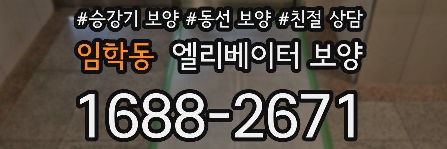 임학동 엘리베이터 보양