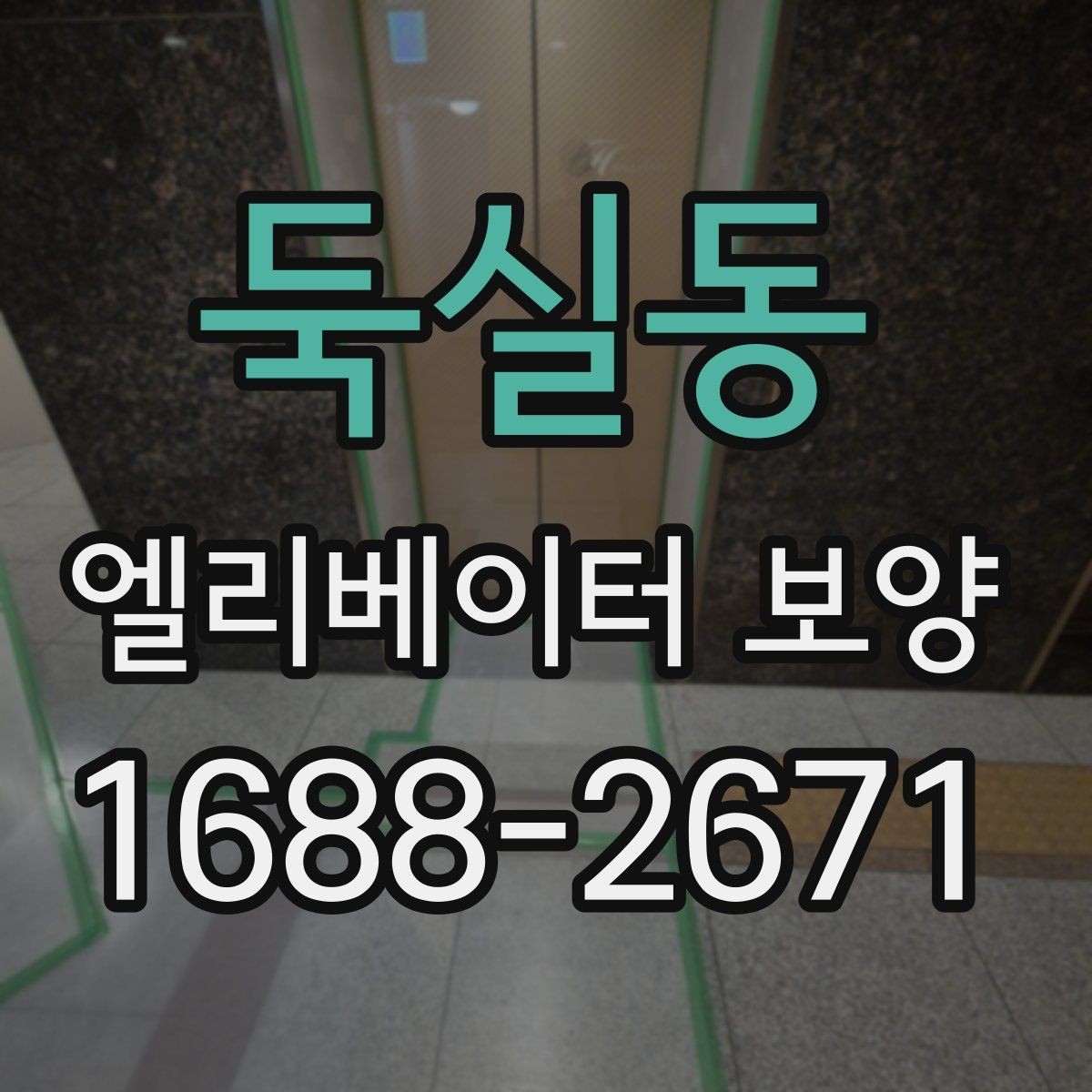 둑실동 엘리베이터 보양 견적을 볼 때 체크할 항목