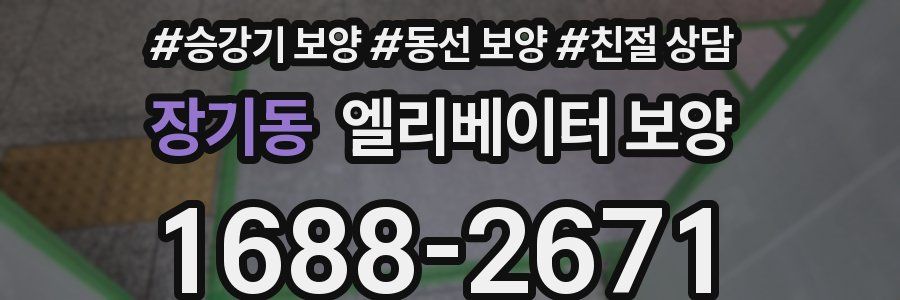 장기동 엘리베이터 보양