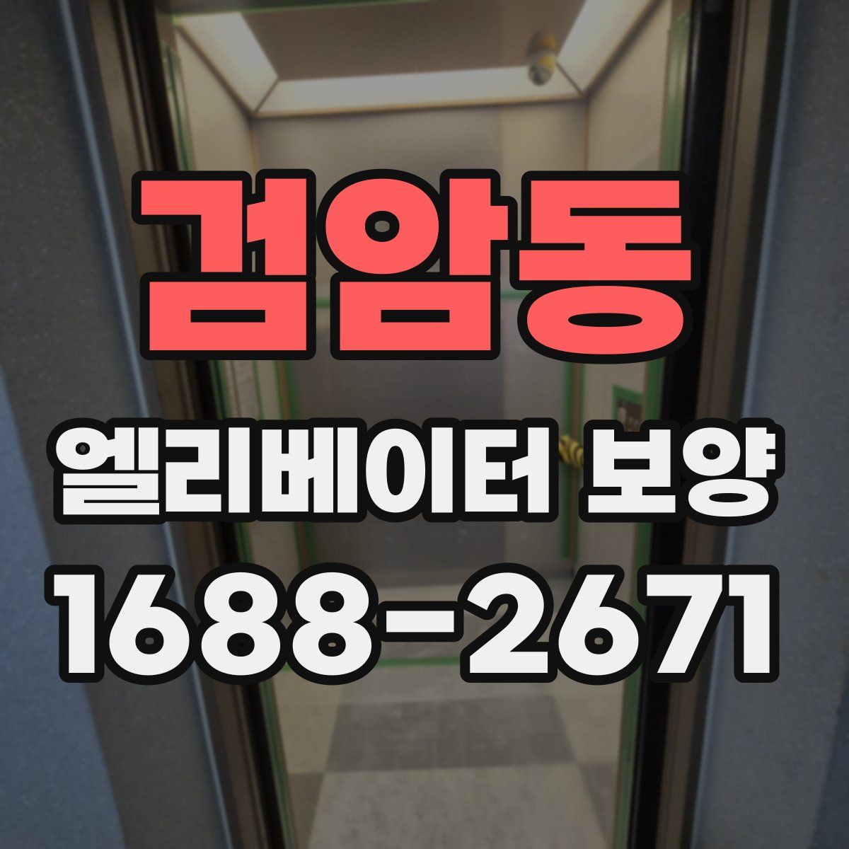 검암동 엘리베이터 보양