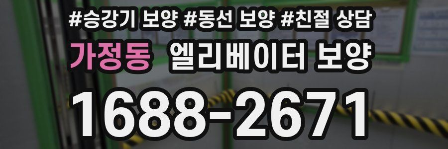 가정동 엘리베이터 보양