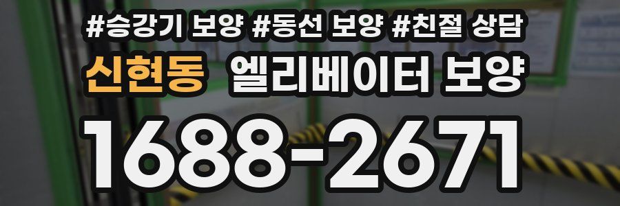 신현동 엘리베이터 보양