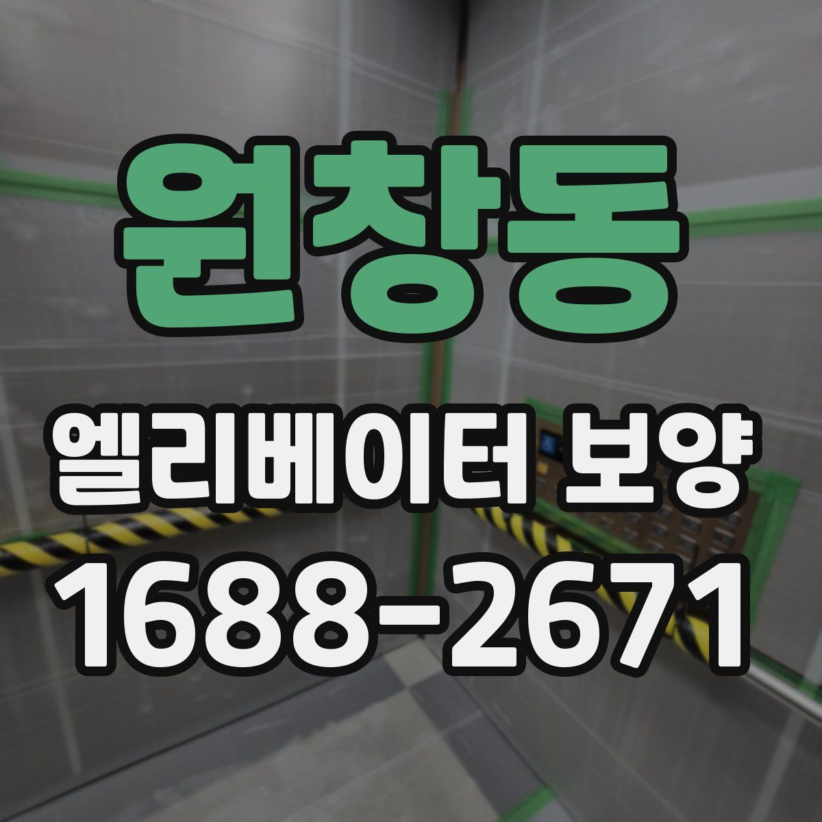 원창동 엘리베이터 보양