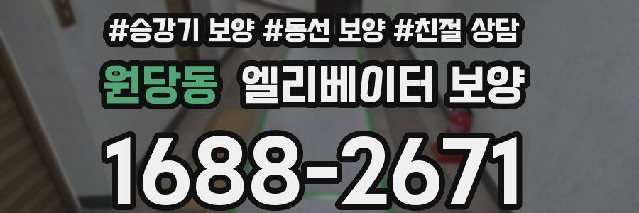 원당동 엘리베이터 보양