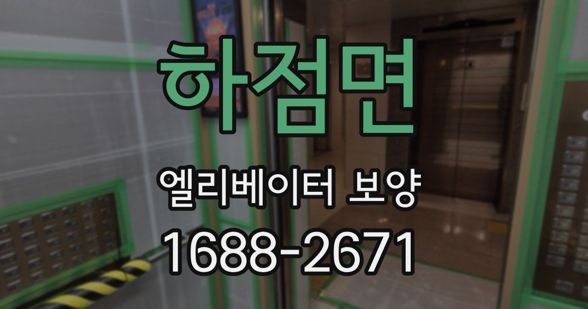 하점면 엘리베이터 보양