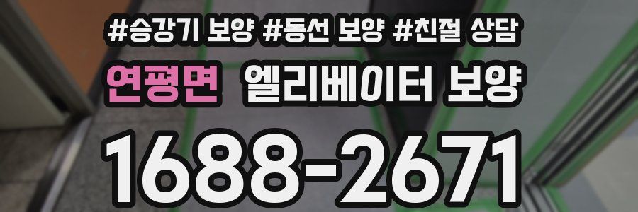 연평면 엘리베이터 보양