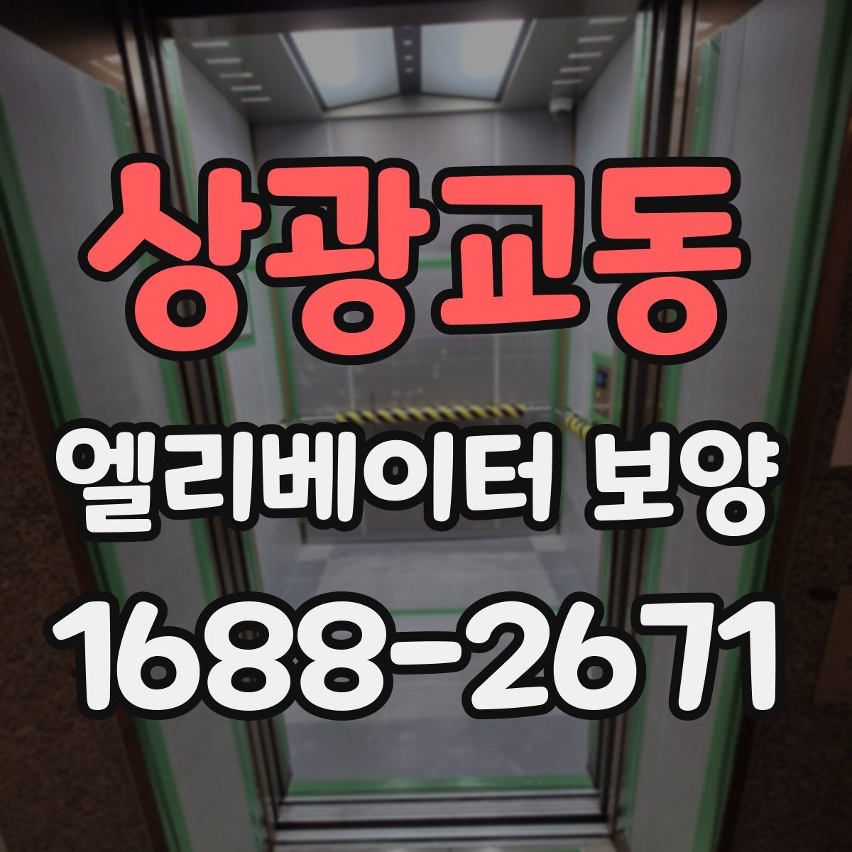 상광교동 엘리베이터 보양