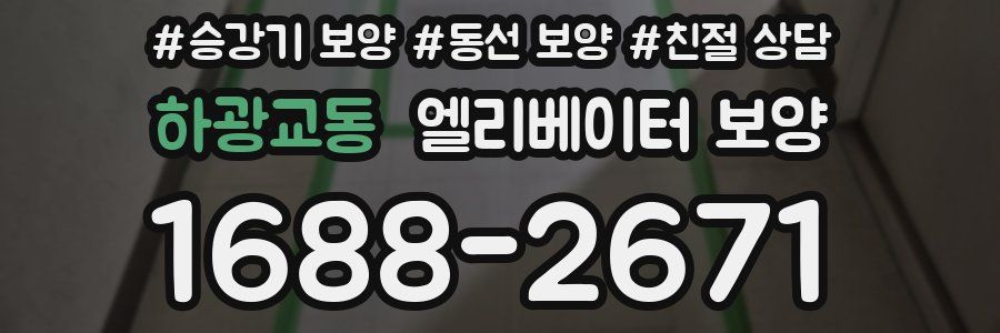 하광교동 엘리베이터 보양