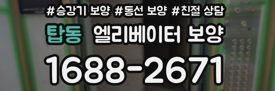 탑동 엘리베이터 보양