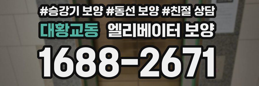 대황교동 엘리베이터 보양