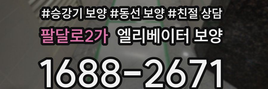 팔달로2가 엘리베이터 보양