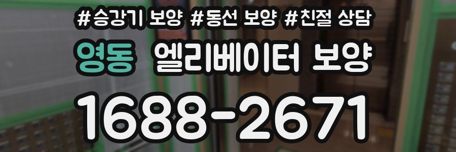 영동 엘리베이터 보양