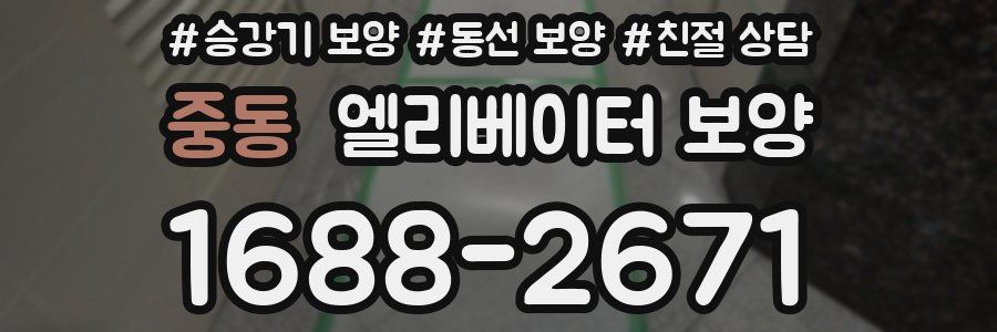 중동 엘리베이터 보양