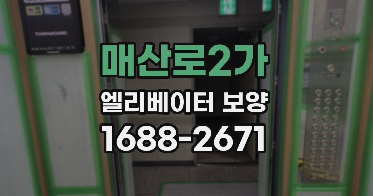 매산로2가 엘리베이터 보양