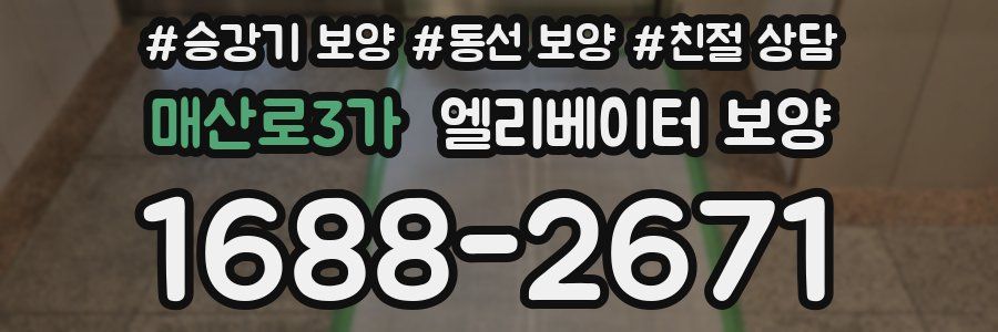 매산로3가 엘리베이터 보양