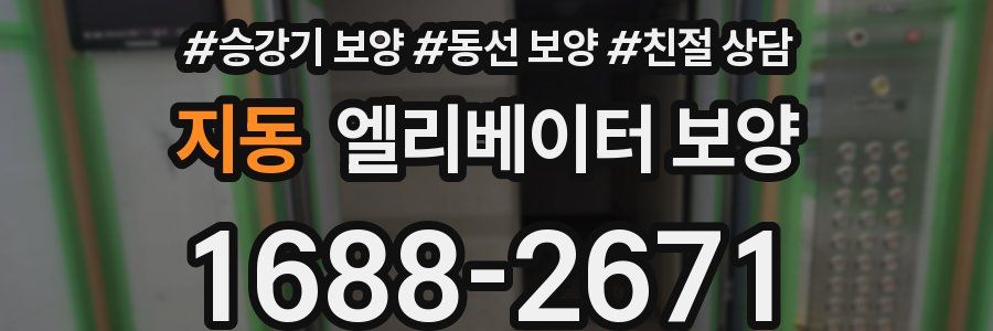 지동 엘리베이터 보양
