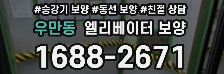 우만동 엘리베이터 보양