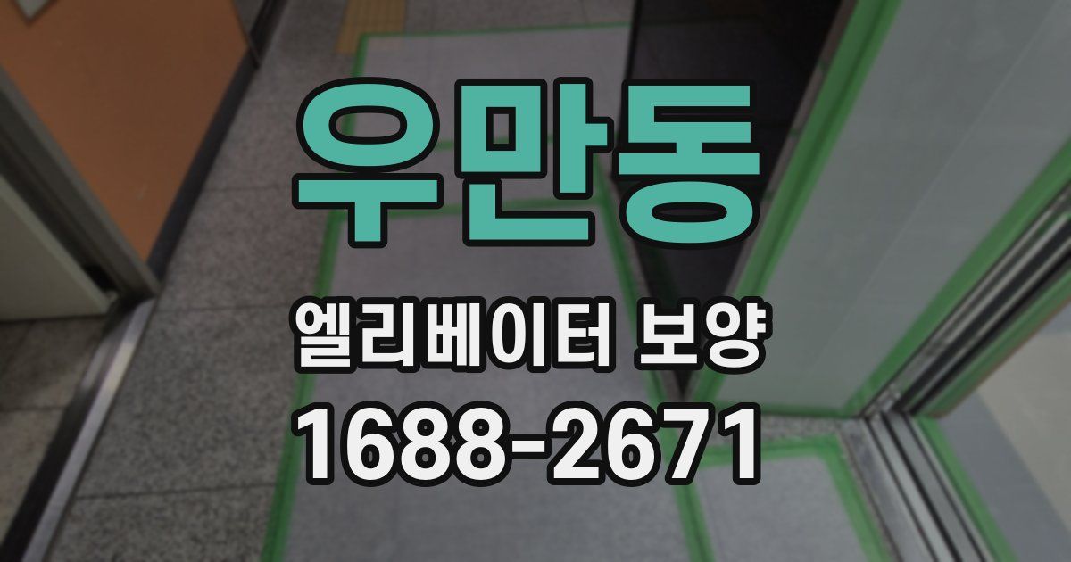 우만동 엘리베이터 보양