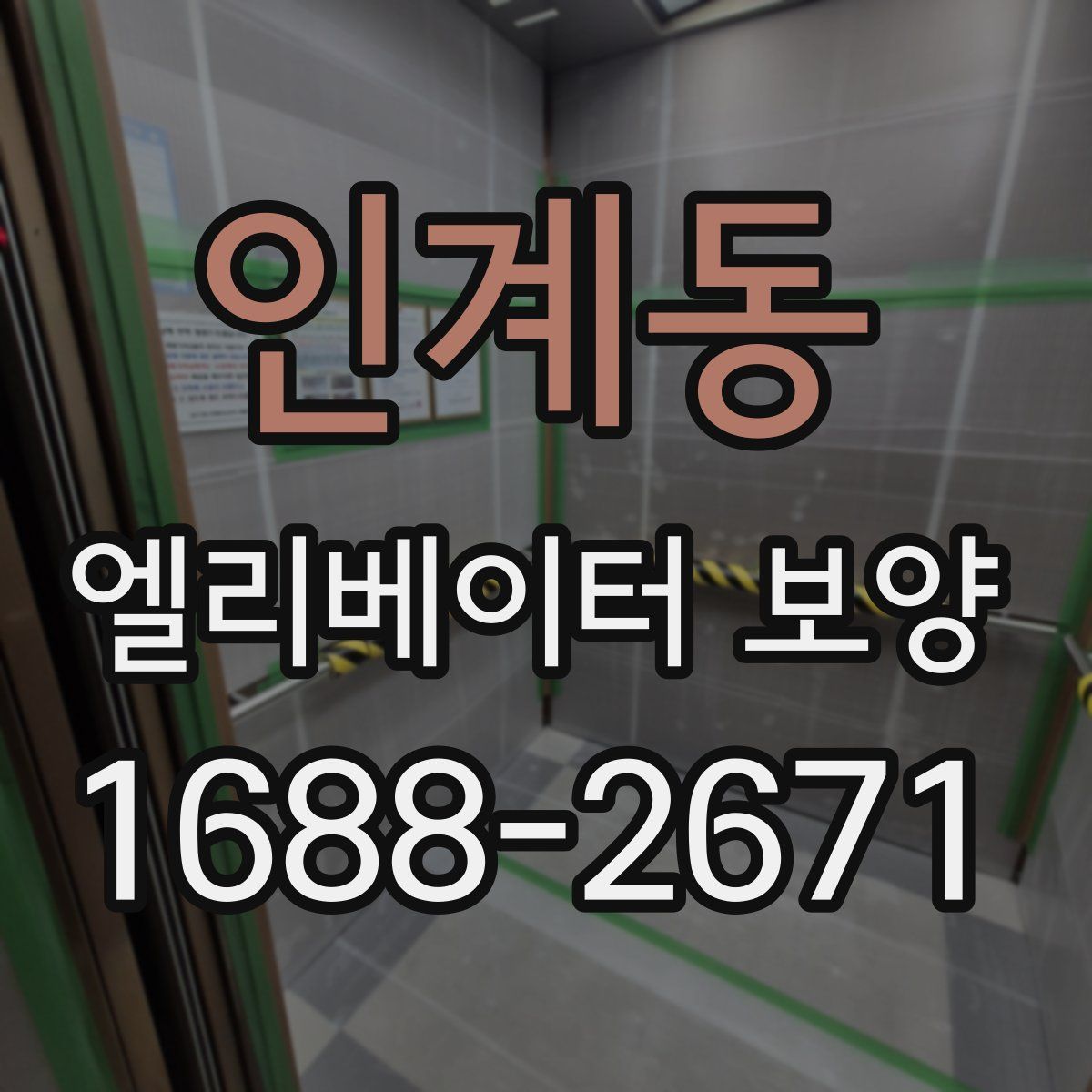 인계동 엘리베이터 보양