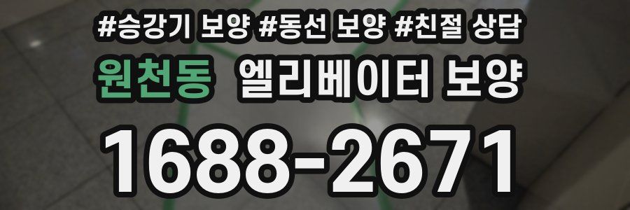 원천동 엘리베이터 보양