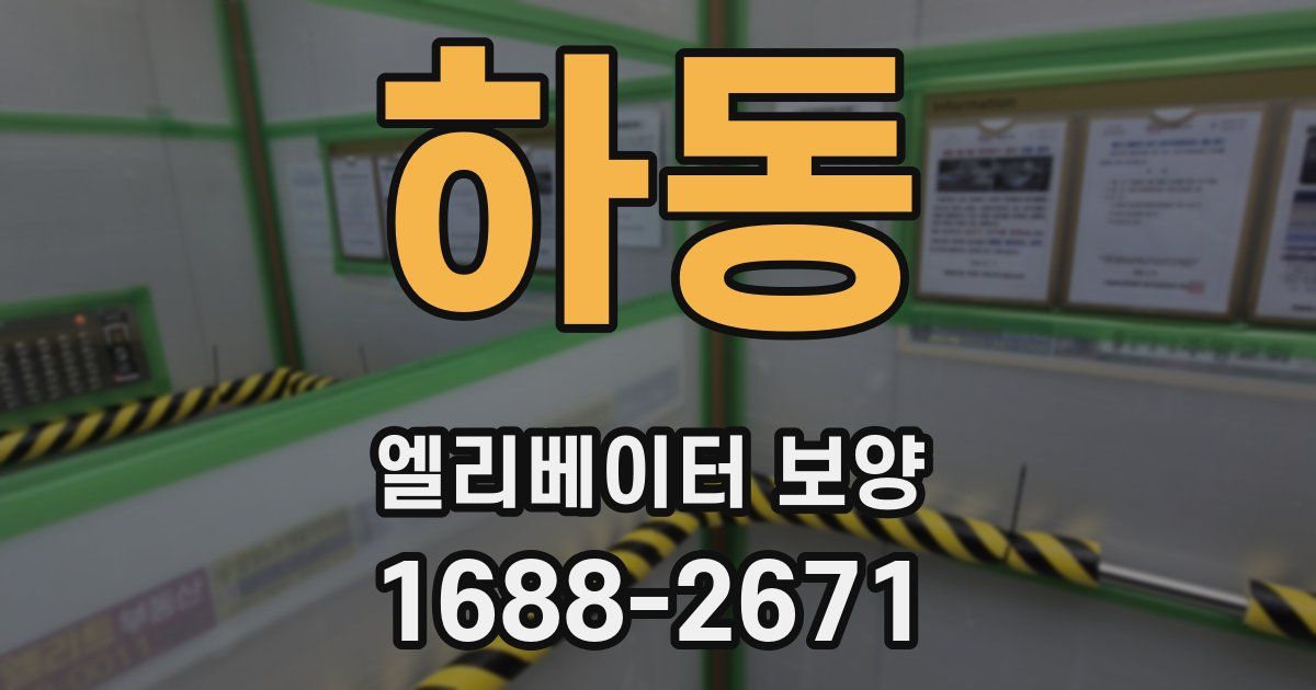 하동 엘리베이터 보양