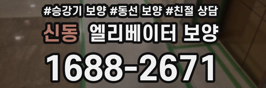 신동 엘리베이터 보양
