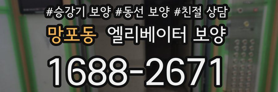 망포동 엘리베이터 보양