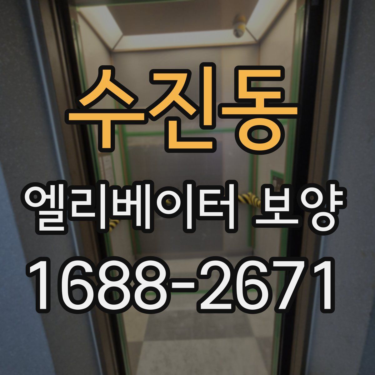 수진동 엘리베이터 보양