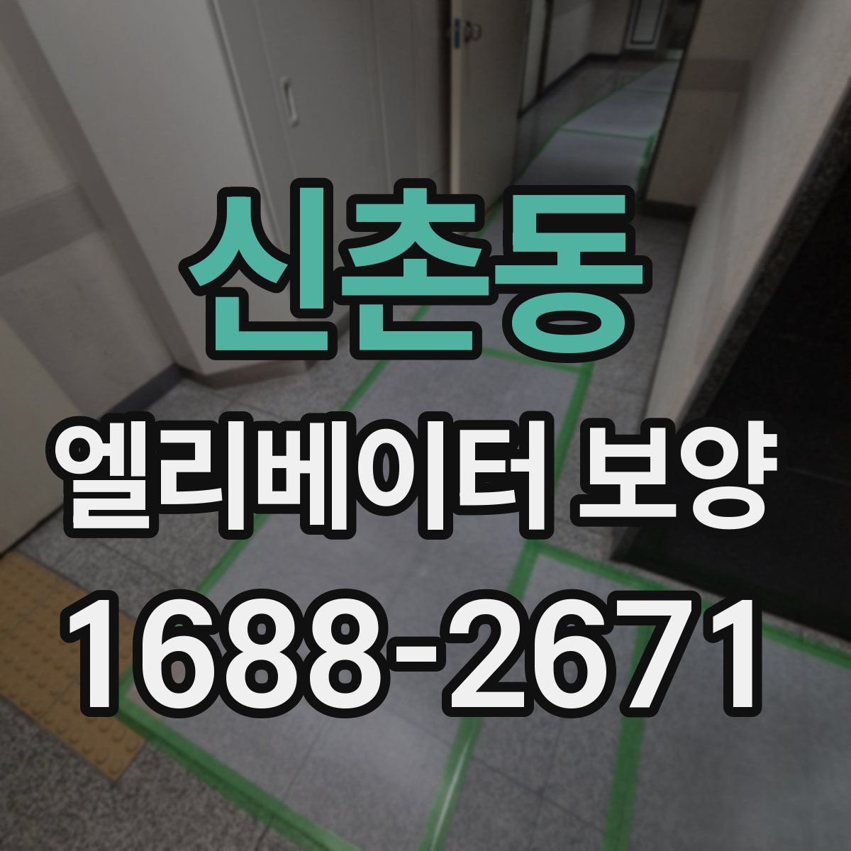 신촌동 엘리베이터 보양