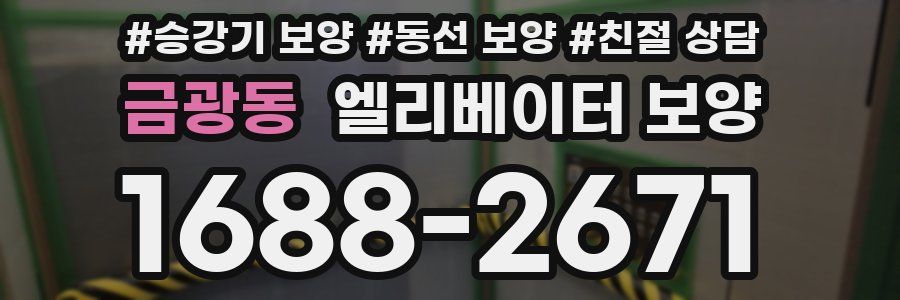 금광동 엘리베이터 보양