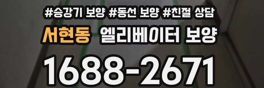 서현동 엘리베이터 보양