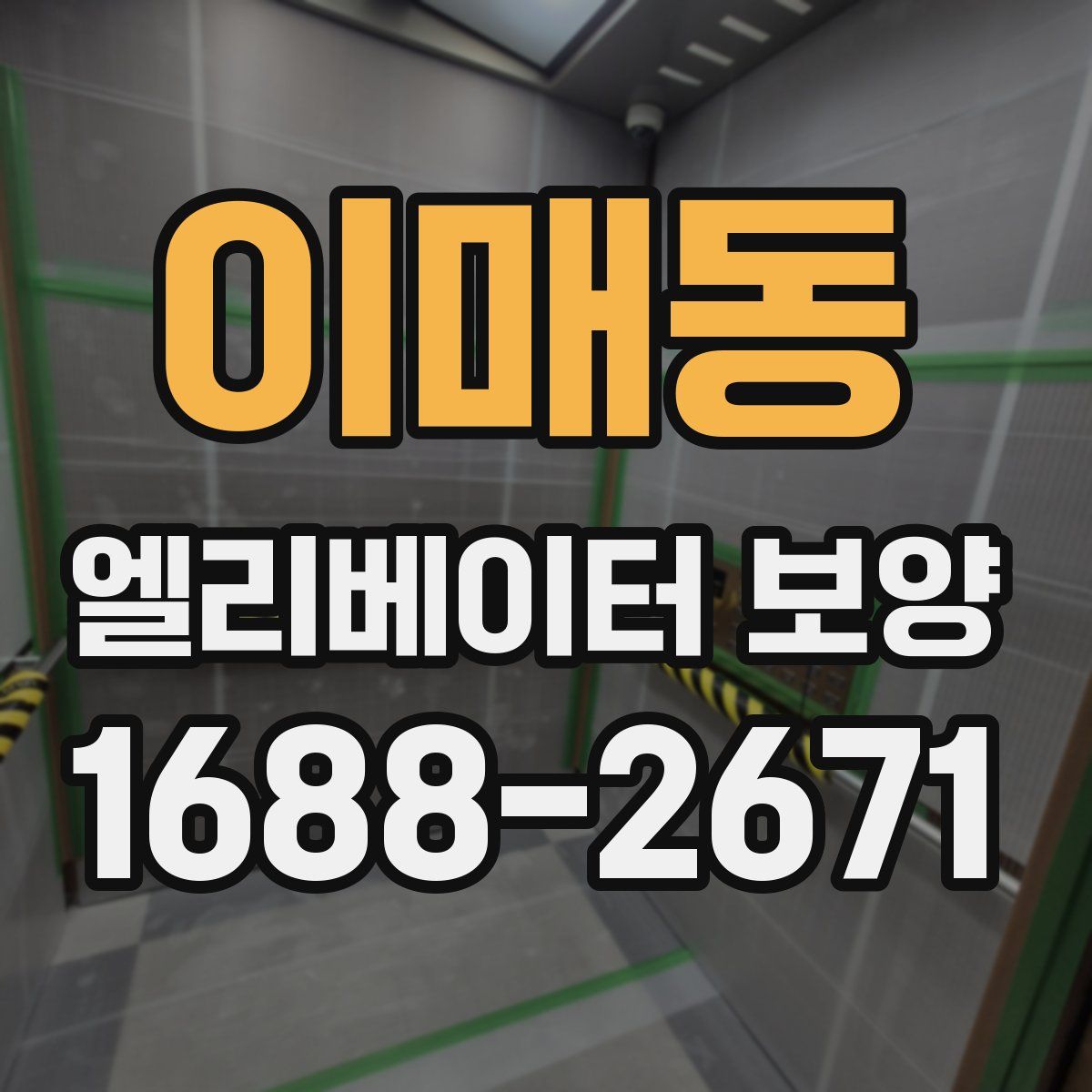 이매동 엘리베이터 보양