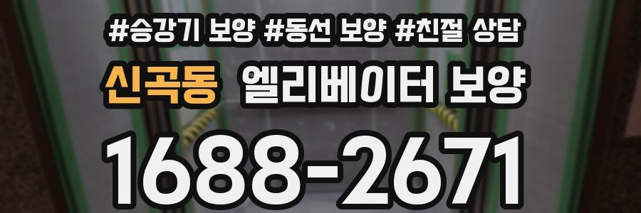 신곡동 엘리베이터 보양