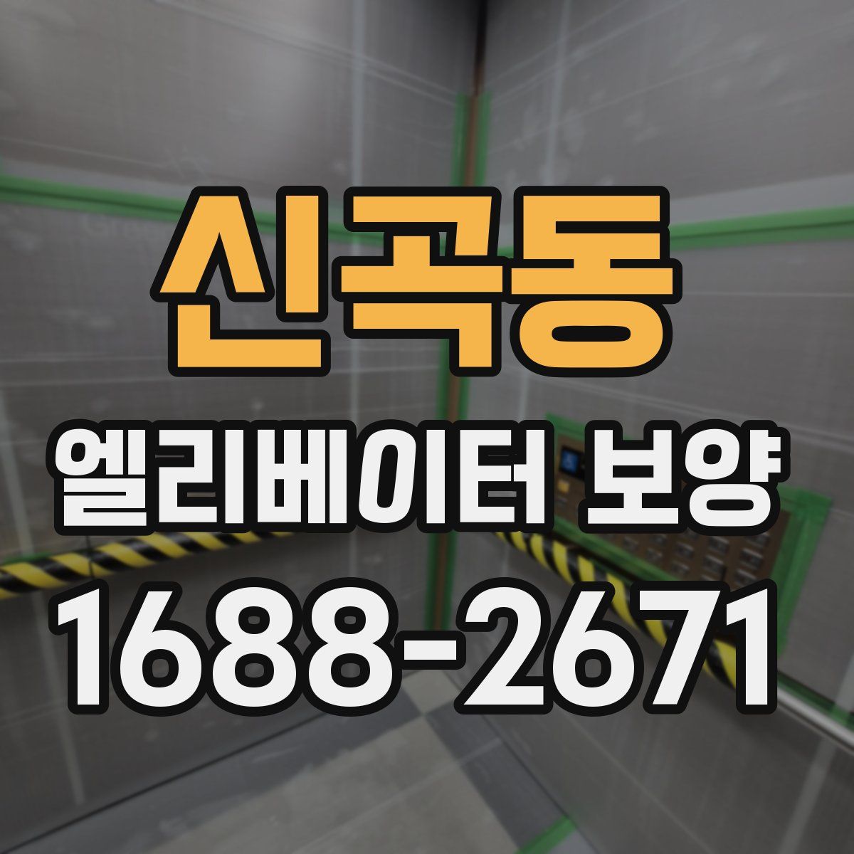 신곡동 엘리베이터 보양
