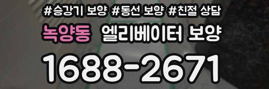 녹양동 엘리베이터 보양