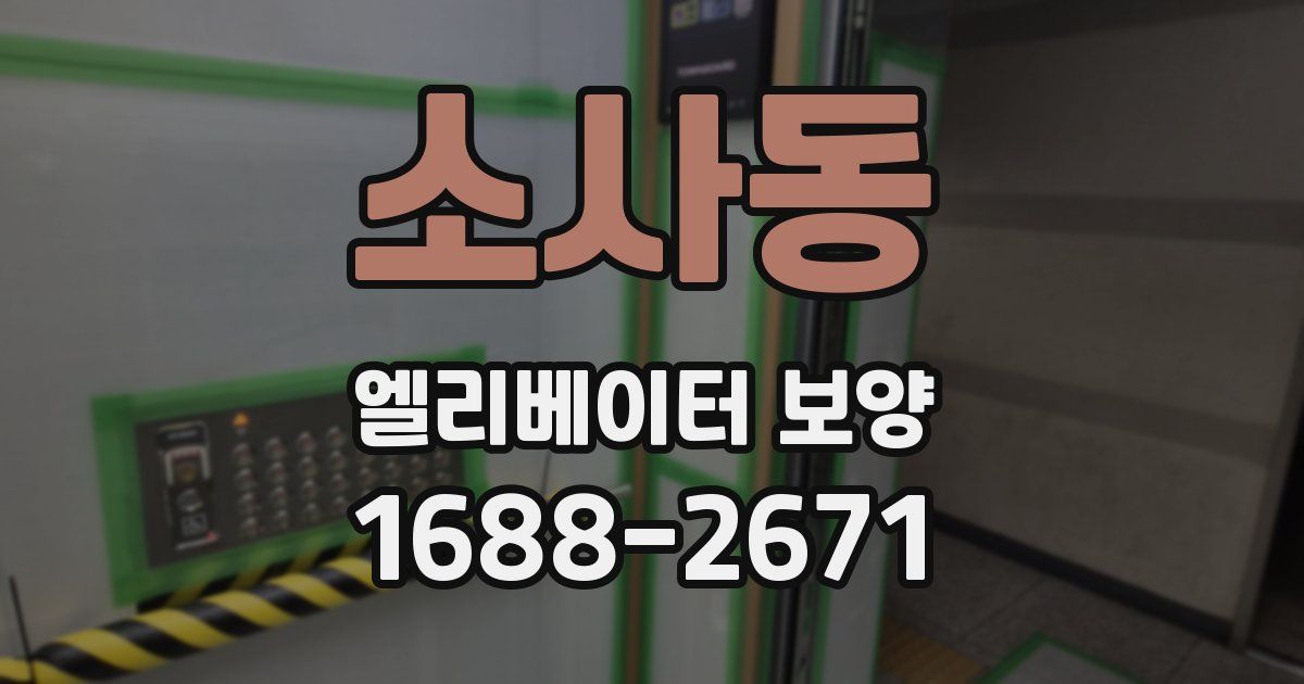 소사동 엘리베이터 보양