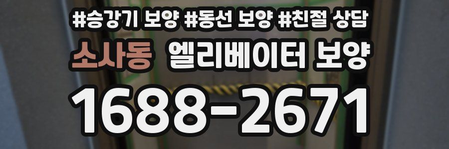소사동 엘리베이터 보양