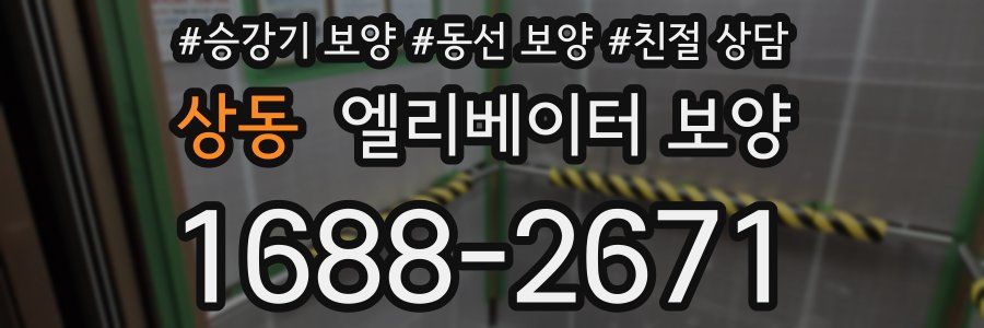 상동 엘리베이터 보양