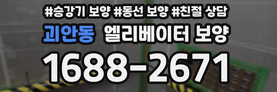 괴안동 엘리베이터 보양