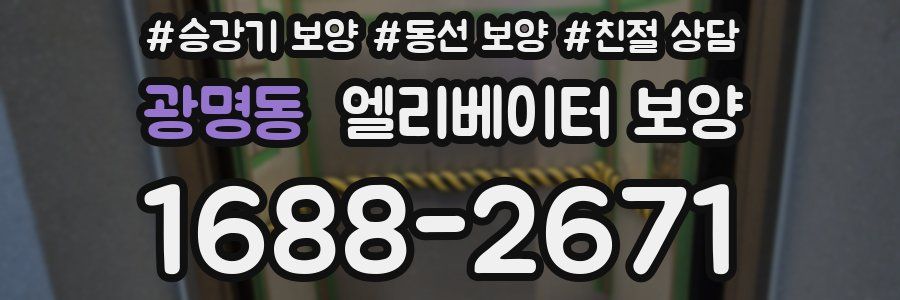 광명동 엘리베이터 보양