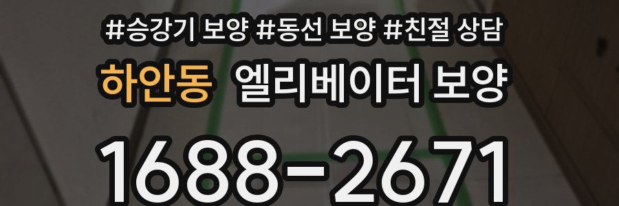 하안동 엘리베이터 보양