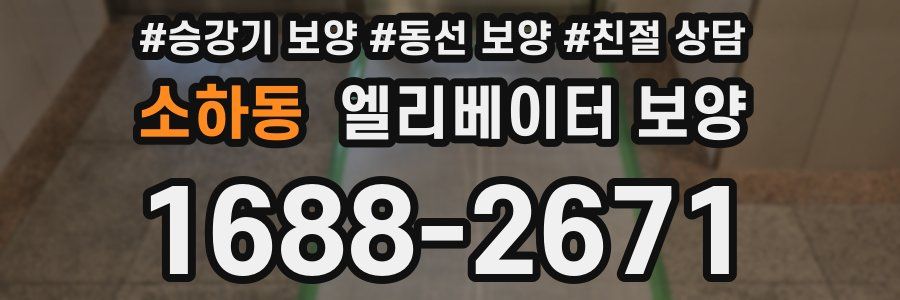 소하동 엘리베이터 보양