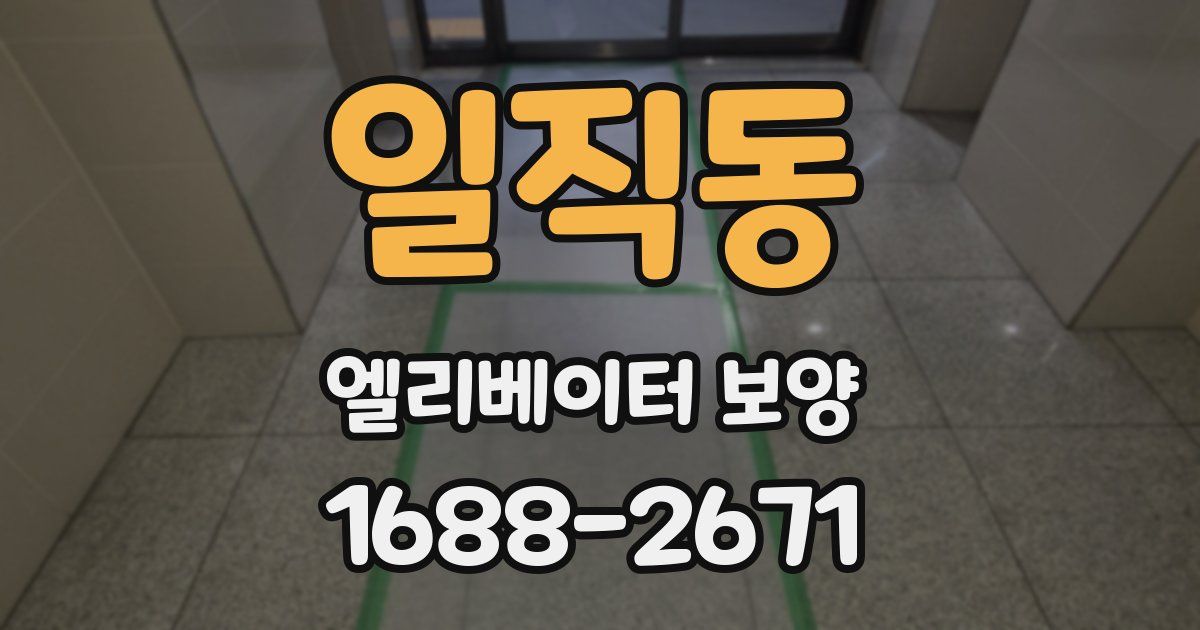 일직동 엘리베이터 보양