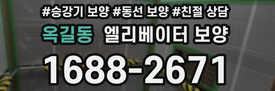 옥길동 엘리베이터 보양