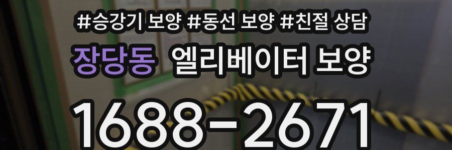 장당동 엘리베이터 보양