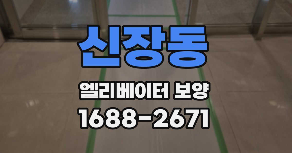 신장동 엘리베이터 보양